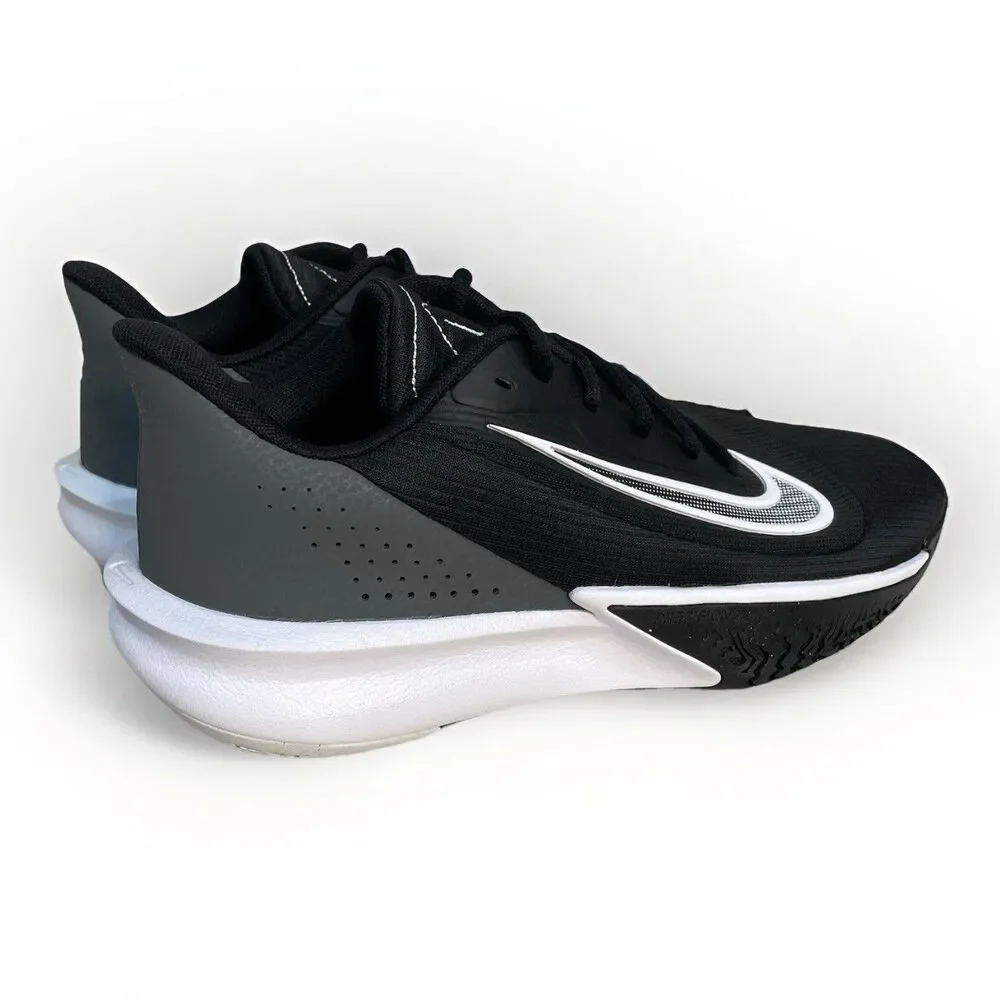 Nike Precision 7 Men 8.5 Women 10 FN4322-005 Basketball Shoes Black Gray White